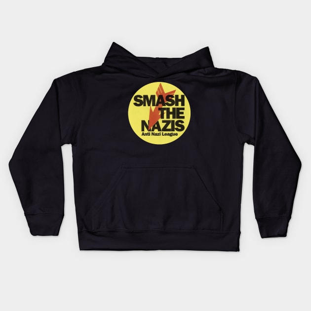 smash the nazis Kids Hoodie by remerasnerds